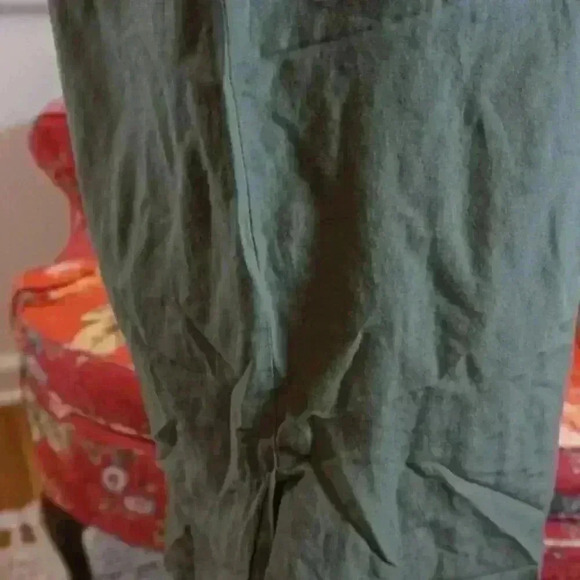 Warehouse Tie-Front Midi Dress in Army Green, Size US 2 (UK 6) - Picture 12 of 16